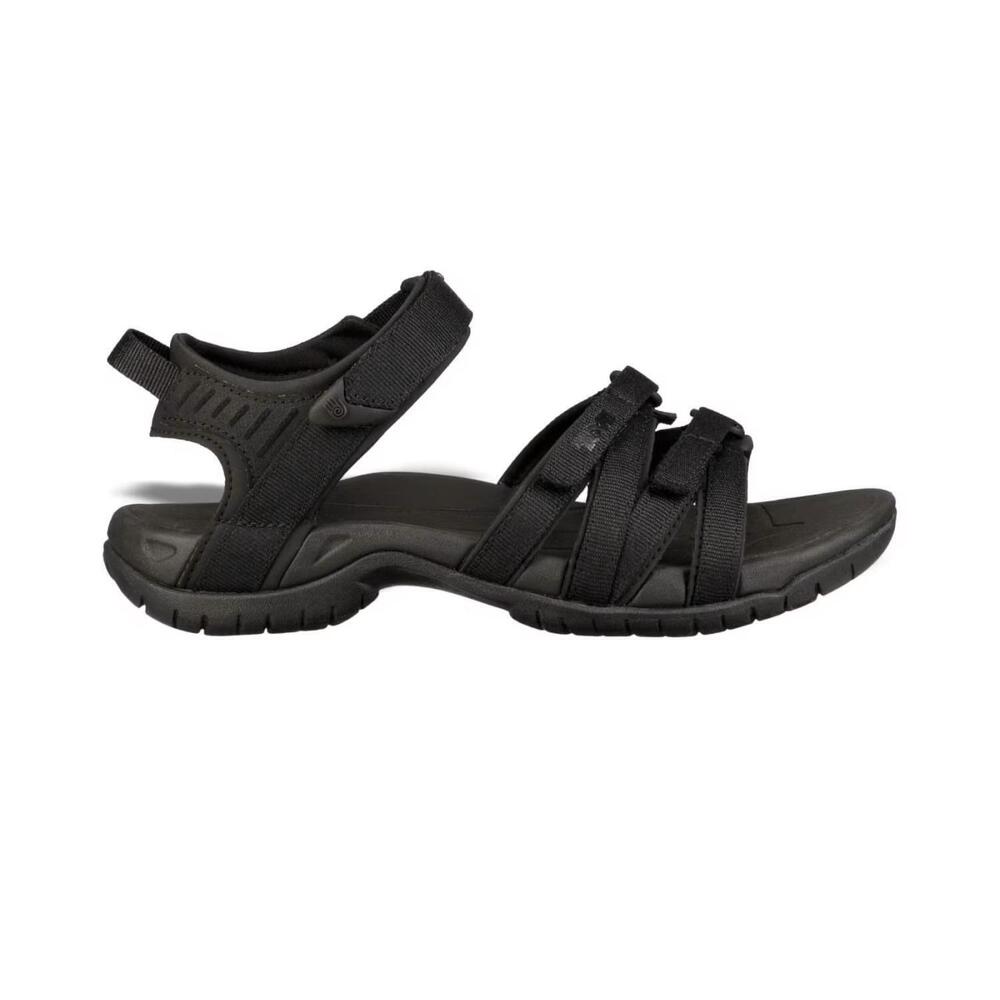 NEW TEVA women's tirra sandal in black/black